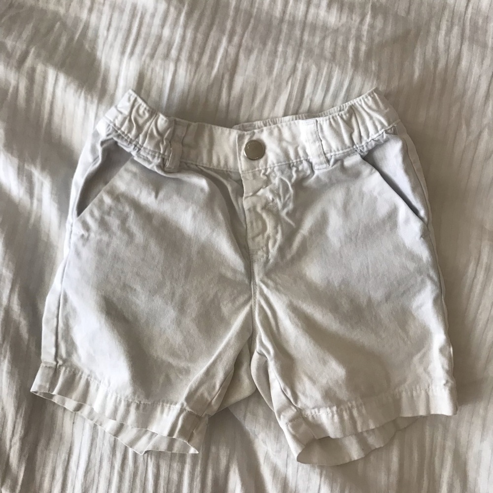 Jacadi boys white shorts 18M